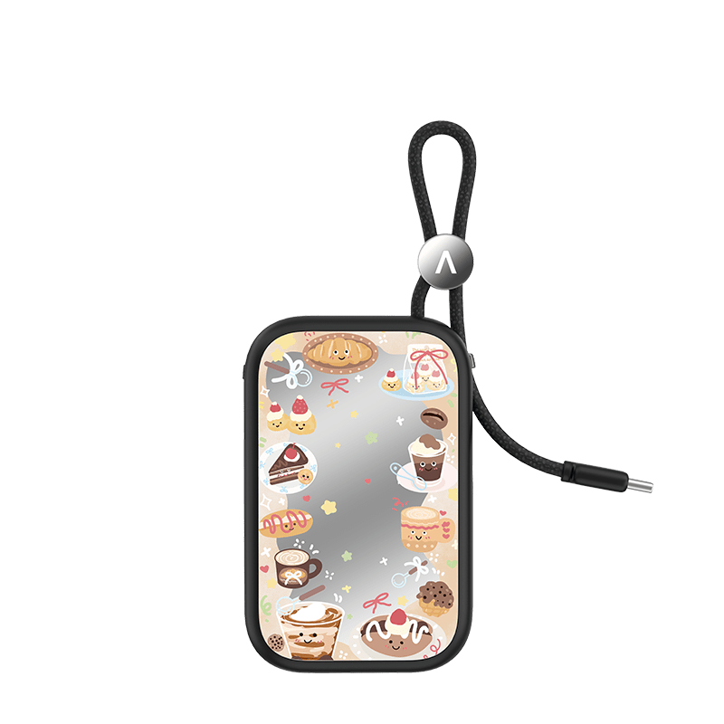 CaseBang CHOCOLATE PIE/For Lightning Dessert Dairy Power Bank Build-in Cable